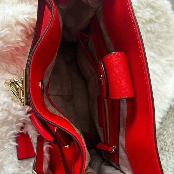 MK Orange Red Purse - Picture 4 of 8